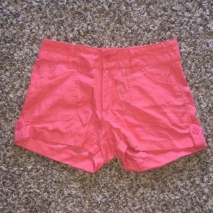 Super LIGHT linen pink shorts